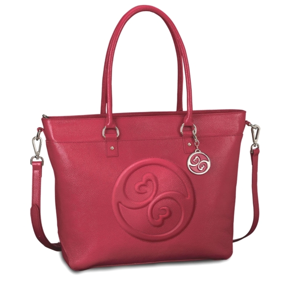 Jane Seymour Handbags - Jane Seymour Open Hearts Red Tote